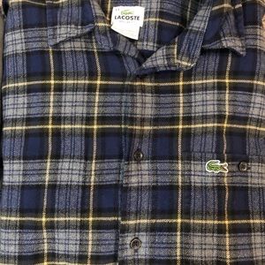 Men’s long sleeve Lacoste Flannel Shirt